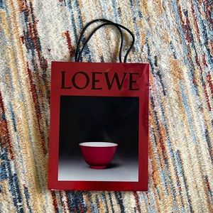 Loewe Holiday Gift Bag Shopping Bag & Ribbon